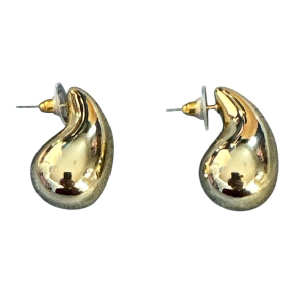 Fashion Jewelry Jewelry - Teardrop Gold Toned Earrings Fashion Jewelry NWOT